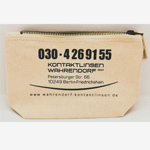 Tasche für Kontaktlinsen-Zubehör (Beige)